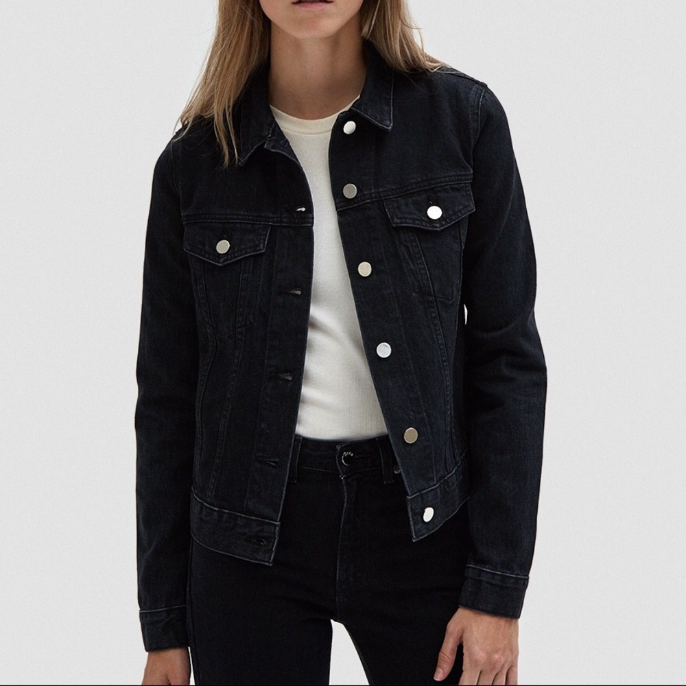 NEED SUPPLY Black Denim Jacket